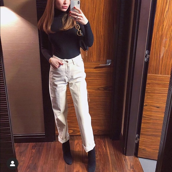 Massimo Dutti Jeans in Cream - Picture 3 of 4